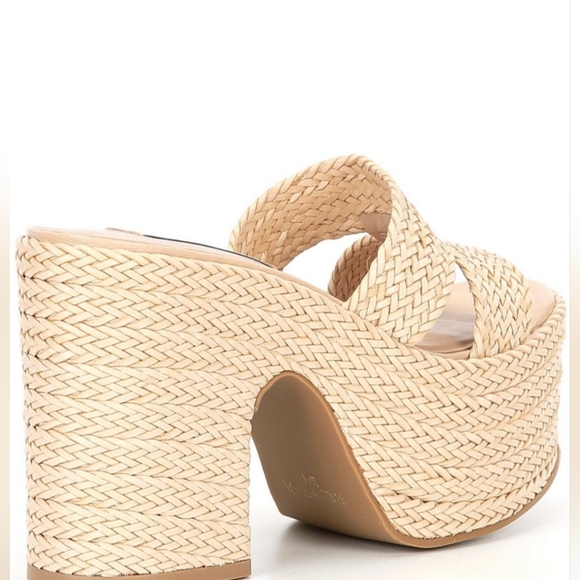 Steve Madden Gianni Woven Platform Sandals - Picture 3 of 10